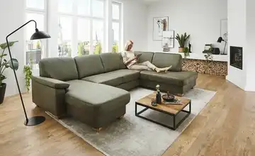 Kollektion Kraft Wohnlandschaft aus Mikrofaser Oliver