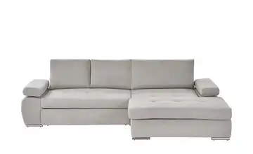 smart Ecksofa Ibby silberfarben rechts