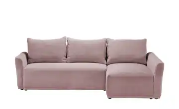 Twist Ecksofa Bumi Altrosa (Dunkelrosa) rechts Erweiterte Funktion