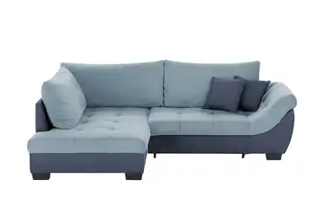 bobb Ecksofa links Taubengrau, Marineblau