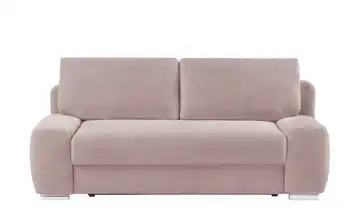 Schlafsofa mit Boxspringpolsterung Viannie de Luxe Rosa Cordstoff