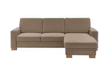 Kollektion Kraft Ecksofa Uli-S Braun rechts Schlaffunktion, Bettkasten, verstellbare Kopfstütze