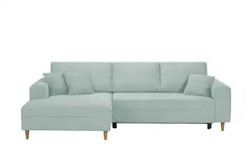 Ecksofa Mintgrün links