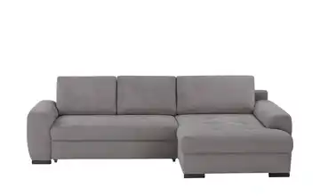 bobb Ecksofa Soumia rechts Grau Cordstoff