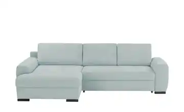 Ecksofa Soumia Hellblau Cordstoff links