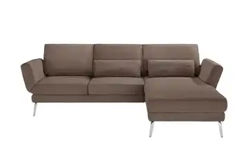 Jette Home Ecksofa Jette Wings rechts Erweiterte Funktion Hellbraun