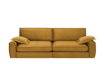 Sofa  Gelb Flachgewebe