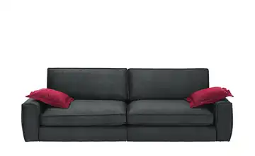Sofa  Schwarz Flachgewebe