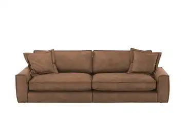 Sofa  Cognacbraun Mikrofaser