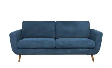 SOHO Sofa Blau Cordstoff 2,5