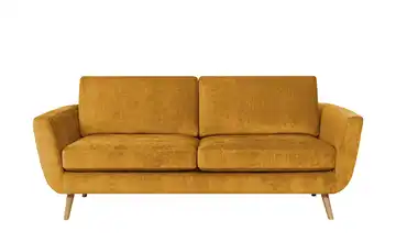 SOHO Sofa Senfgelb Samt 2,5