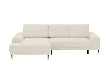 Twist Ecksofa Capitol Grundfunktion links Weiß Cordstoff