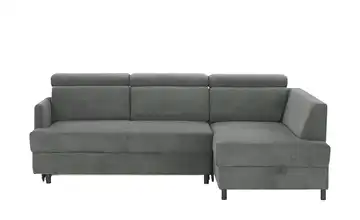 Ecksofa Dunkelgrau rechts