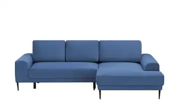 Twist Ecksofa aus Cord Capitol Blau rechts Erweiterte Funktion