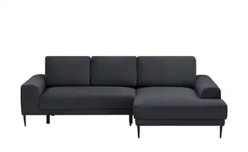 Twist Ecksofa aus Cord Capitol Schwarz rechts Erweiterte Funktion