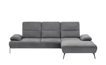 Twist Ecksofa Cesar Dunkelgrau rechts