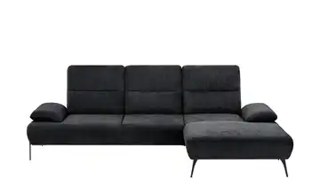 Twist Ecksofa Cesar Schwarz rechts