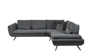 Kollektion Kraft Ecksofa  Luca  Anthrazit Erweiterte Funktion rechts