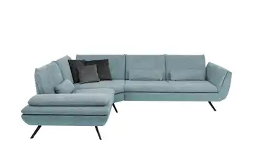 Kollektion Kraft Ecksofa  Luca  Blau Grundfunktion links