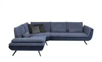 Kollektion Kraft Ecksofa  Luca  Marineblau Grundfunktion links