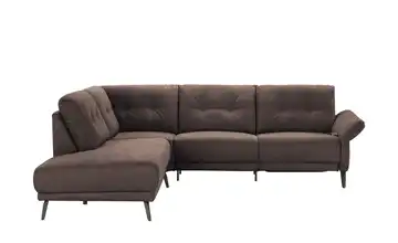 Jette Home Ecksofa  Scope  Braun links Erweiterte Funktion