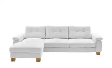 Kollektion Kraft Ecksofa aus Cord Suna Silbergrau links Grundfunktion