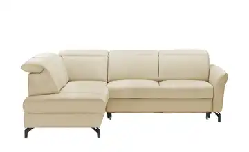 Primo Ecksofa Basel Beige links Grundfunktion