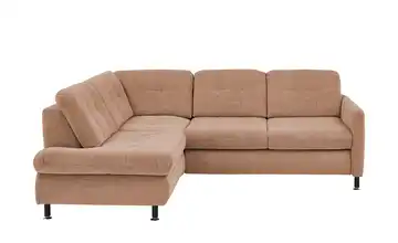 Kollektion Kraft Ecksofa LIORA Dunkelbeige links Erweiterte Funktion