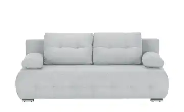 Twist Schlafsofa Mikrofaser Indigo Silbergrau