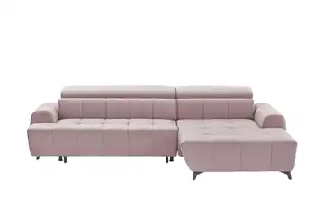 Primo Ecksofa Unicorn Rosa rechts Erweiterte Funktion