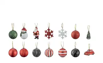 HOME STORY Weihnachtsbaumschmuck, 25er Set