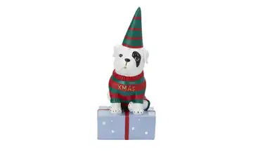 HOME STORY Deko Figur Hund mit Geschenke  