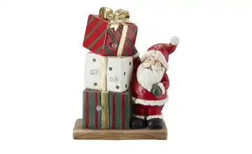 HOME STORY LED Weihnachtsmann mit Geschenken  