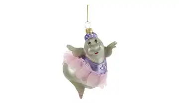 HOME STORY Weihnachtsbaumschmuck Nilpferd  
