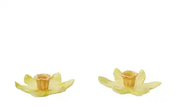 HOME STORY Kerzenhalter Blume, sortiert  