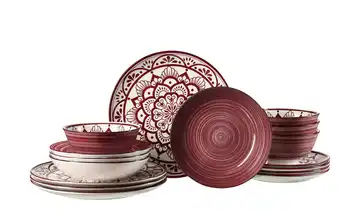 Ritzenhoff & Breker Tafelservice 16-tlg. Doha Burgund