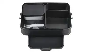 Bento-Lunchbox "To Go" Take a Break Schwarz 25,5 cm