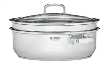 Meisterkoch Bräter mit Glasdeckel, 3-teilig FOCUS