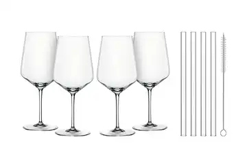 Nachtmann Cocktail- / Spritzgläser mit Glastrinkhalmen 4er Set Tastes Good
