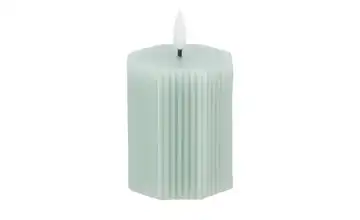 HOME STORY LED Kerze Blau