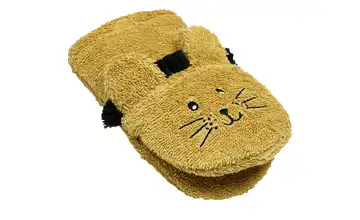 Waschhandschuh Löwe Sand