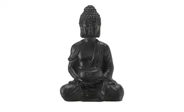 Deko Buddha Schwarz