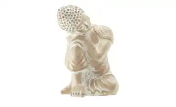 Deko Buddha Braun, Weiß