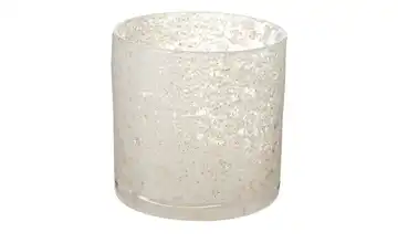 HOME STORY Teelichtglas Weiß