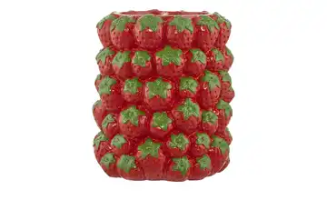 HOME STORY Übertopf Erdbeeren  