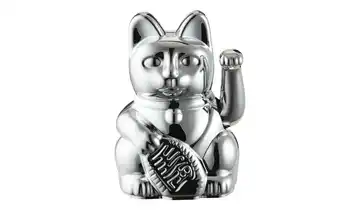 Winkekatze silberfarben