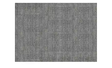 handgewebter Teppich Anthrazit, Cremeweiß 90x160 cm