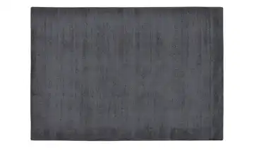 Handweb-Teppich 70x140 cm Anthrazit