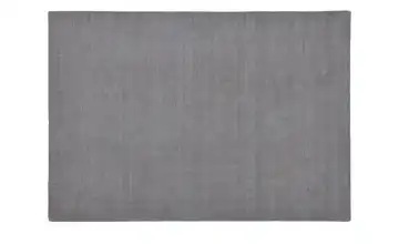 Handweb-Teppich 70x140 cm Grau