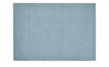 Handweb-Teppich 140x200 cm Blau